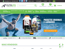 Tablet Screenshot of nutrivitasuplementos.com